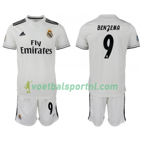 Real Madrid BENZEMA 9 Kind Thuis Tenue 2018-19
